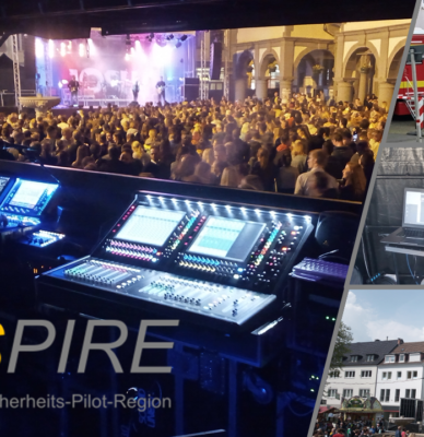 Next step in INSPIRE pilot operation at the spring festival in Paderborn
